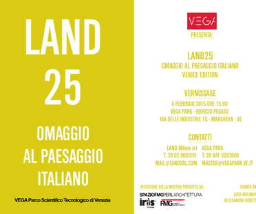 mostra Land 25 Omaggio al Paesaggio Italiano Venezia