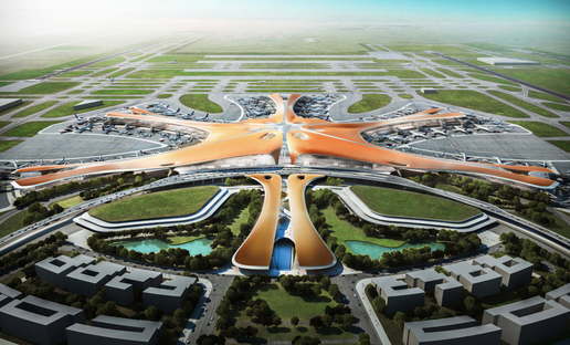 Zaha Hadid e ADPI Beijing New Airport Terminal Building