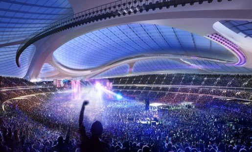 Zaha Hadid Architects video presentazione National Olympic Stadium Tokyo