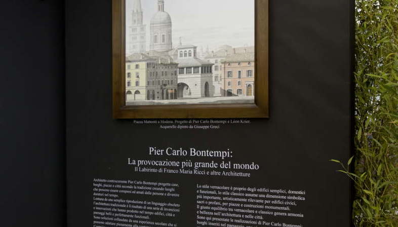 Inaugurata mostra architetto Bontempi FAB Castellarano