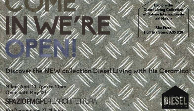 Diesel Living e Iris Ceramica alla Design Week Milano