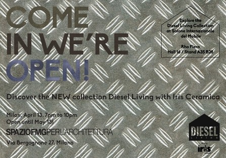 Diesel Living e Iris Ceramica alla Design Week Milano