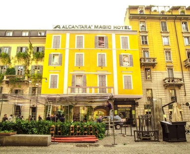 Illusioni ottiche 3D video-mapping Alcantara Magic Hotel