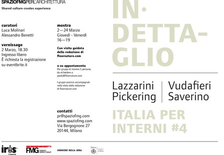 mostra Italia per Interni #4 SpazioFMG Lazzarini Pickering  Vudafieri Saverino