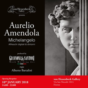mostra Aurelio Amendola: Michelangelo affreschi digitali e dintorni Firenze