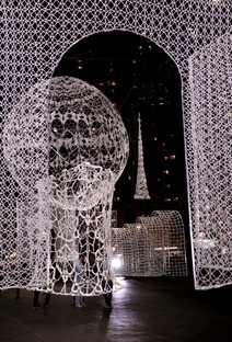 Merletti diventano Landmark Urbani nelle installazioni di Choi+Shine Architects 