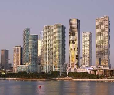 Zaha Hadid Architects One Thousand Museum un grattacielo con esoscheletro a Miami