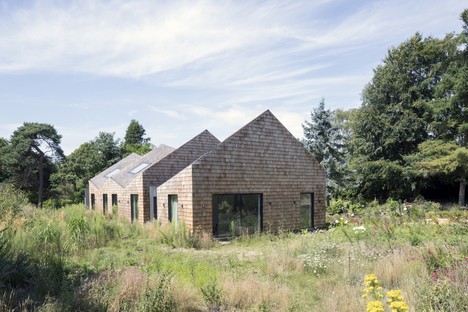 Blee Halligan Architects da fienile a B&B, Five Acre barn nel Suffolk