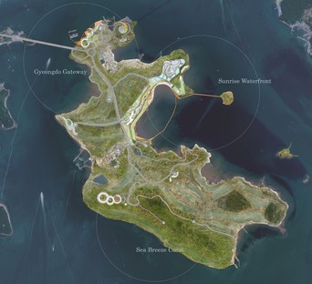 UNStudio un masterplan sostenibile per Gyeongdo Island South Korea