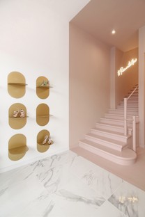PuccioCollodoro Architetti un progetto Minimal Pop per Melania Caruso Flagship Store