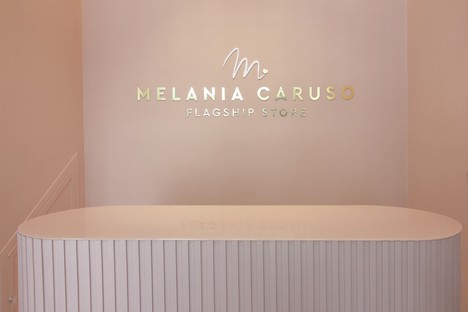 PuccioCollodoro Architetti un progetto Minimal Pop per Melania Caruso Flagship Store