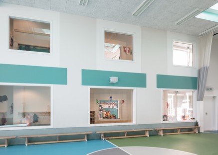 Bovenbouw Architectuur Scuola materna a Edegem Belgio