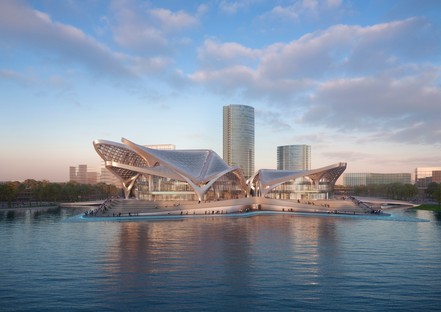 Zaha Hadid Architects Zhuhai Jinwan Civic Art Centre Cina
