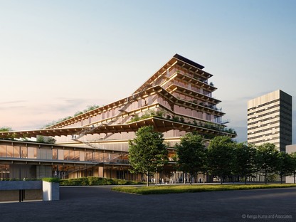 Kengo Kuma & Associates progetta l'ufficio del futuro a Milano