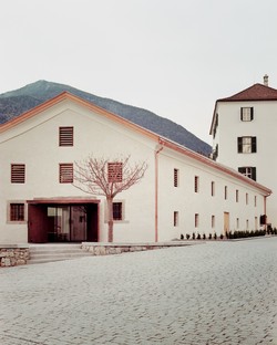 MoDusArchitects inaugurato nuovo ingresso e ampliamento Museo dell'Abbazia di Novacella.