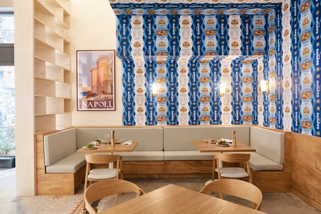 Büro Koray Duman interior design ristorante SIMÒ Pizza a New York