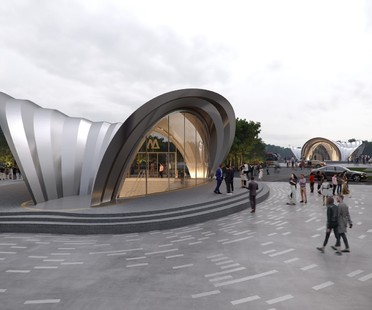 Zaha Hadid Architects nuove stazioni della metropolitana di Dnipro