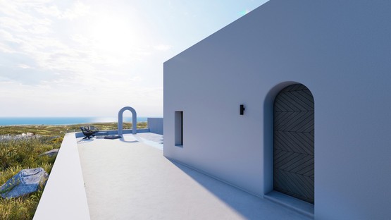 Iraisynn Attinom Studio Arched residencies a Santorini