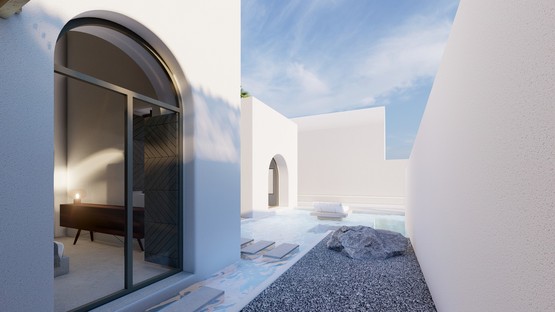 Iraisynn Attinom Studio Arched residencies a Santorini