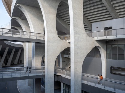 MAD Architects completato lo stadio del Parco sportivo di Quzhou in Cina 