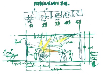 Renzo Piano e Alvisi Kirimoto Interior Studi televisivi Rai News 24
