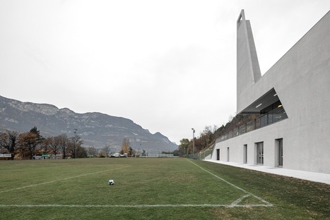 MoDusArchitects Fieldhouse un'architettura per lo sport e per la comuità locale
