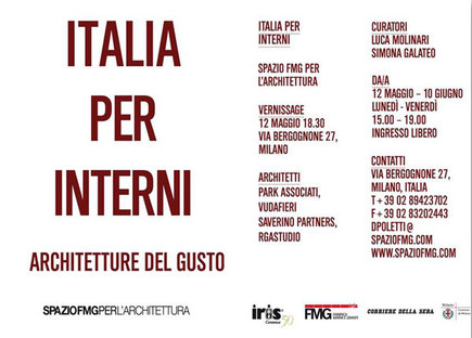 Mostra ITALIA PER INTERNI - Architetture del gusto