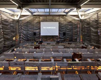 Cineroleum, progetto di un Temporary cinema a Londra