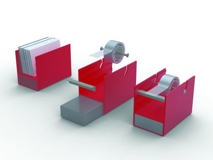 10 JEUNES DESIGNERS-Accessoires de bureau en aluminium extrud�© Pauline Deltou