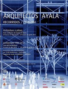 mostra Arquitectos Ayala, Recorridos / Percorsi