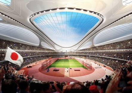 Zaha Hadid Architects, New National Stadium, Tokyo