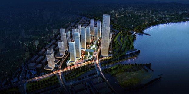 gmp nuovo progetto urbano in Shenzhen