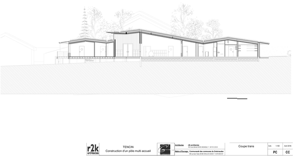 R2k architectes: Relais d'Assistance Maternelle a Tencin, Francia