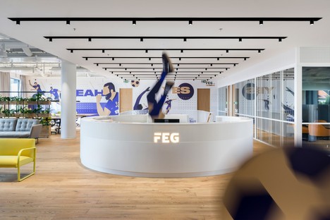 Perspektiv: Uffici per FEG Fortuna Entertainment Group a Praga
