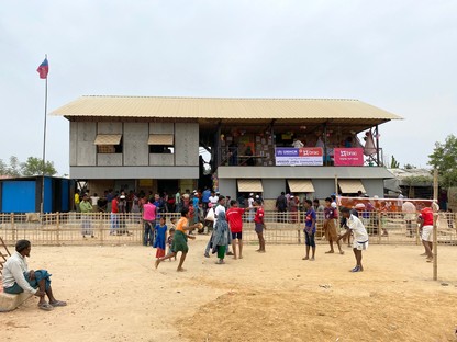 Spazi comunitari per rifugiati Rohingya, Ukhiya-Teknaf, Bangladesh