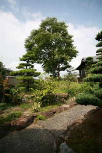 Ogawa: natura e architettura nella casa con alberi a Kagawa