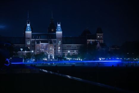 Waterlicht al Museumplein Amsterdam, Daan Roosegaarde