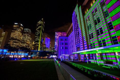Vivid Sydney lo spettacolo di luce, idee e musica