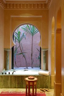 Resort Amanjena a Marrakech. Ospitalità diffusa.
