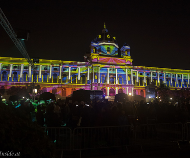 Wien leuchtet omaggio all'anno internazionale della luce 2015