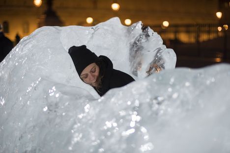 IceWatchParis di Olafur Eliasson per Parigi COP21