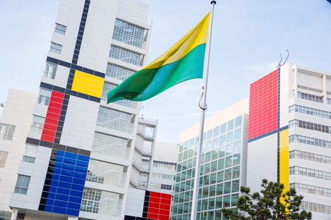 Omaggio a Mondrian in scala urbana, Den Haag
