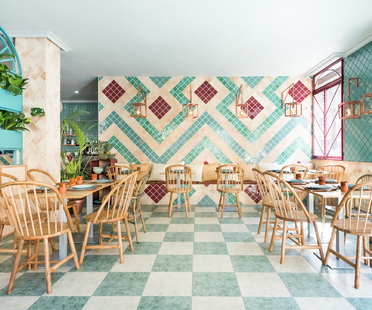 Albabel Restaurant, interior design di Masquespacio