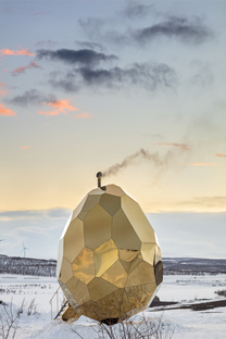 Solar Egg, una sauna per la trasformazione urbana di Kiruna, Svezia