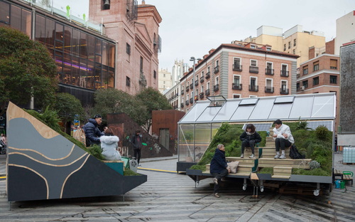 Uno studio di design itinerante a Madrid