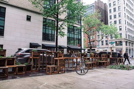 Street Seats, spazio pop-up sostenibile a New York