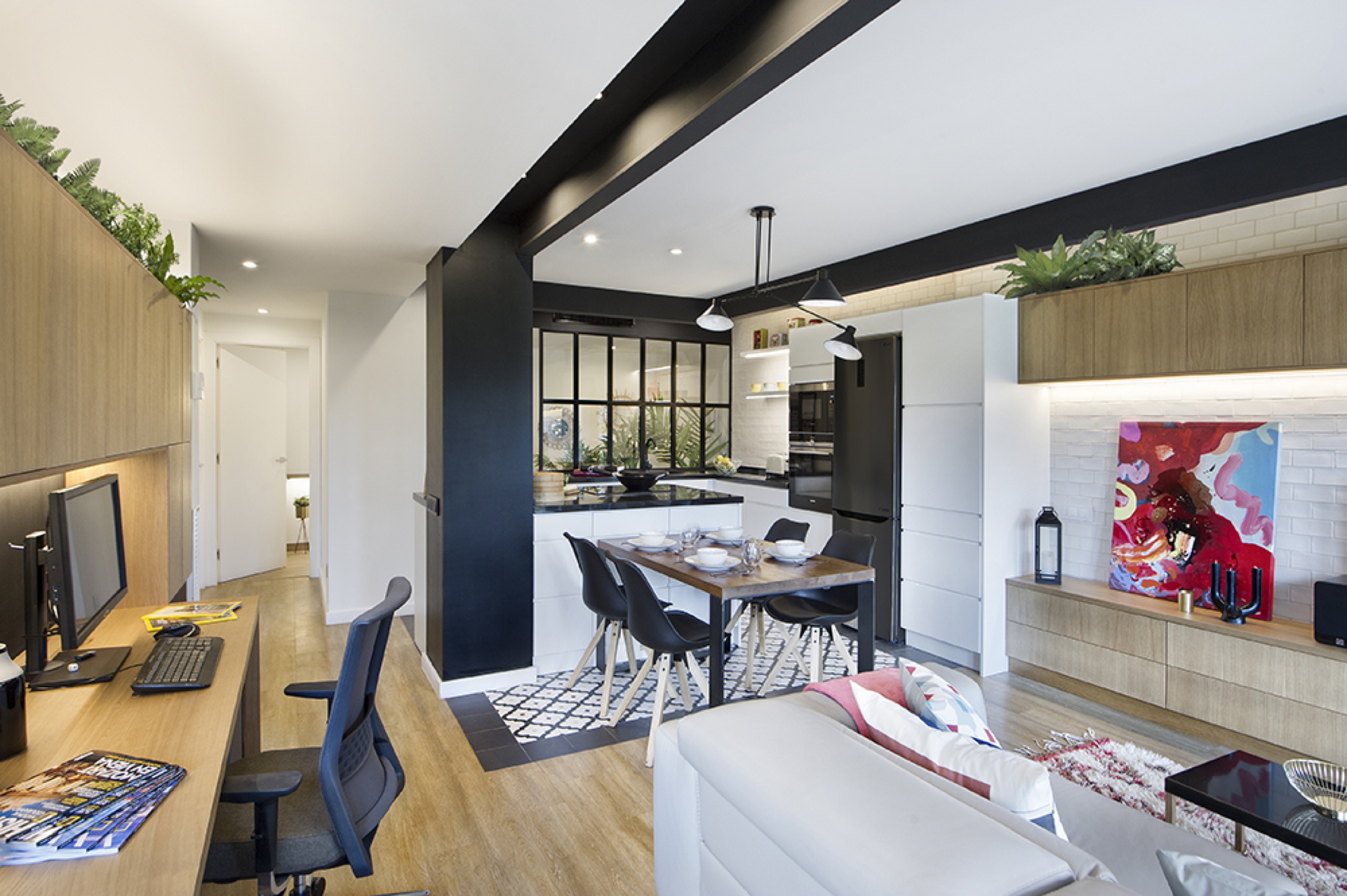 Egue y Seta designs Back Home an apartment in Girona 