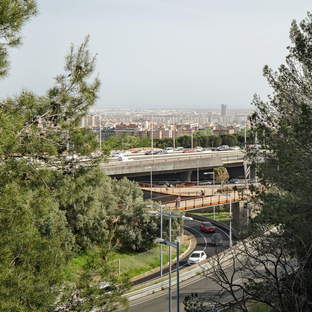Una pista ciclabile di Batlle i Roig a Barcellona