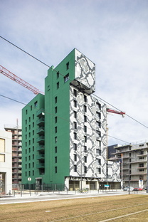 Un pitone a Grenoble, edificio di Edouard François