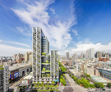 Sky Green, un grattacielo verde di WOHA a Taichung, Taiwan